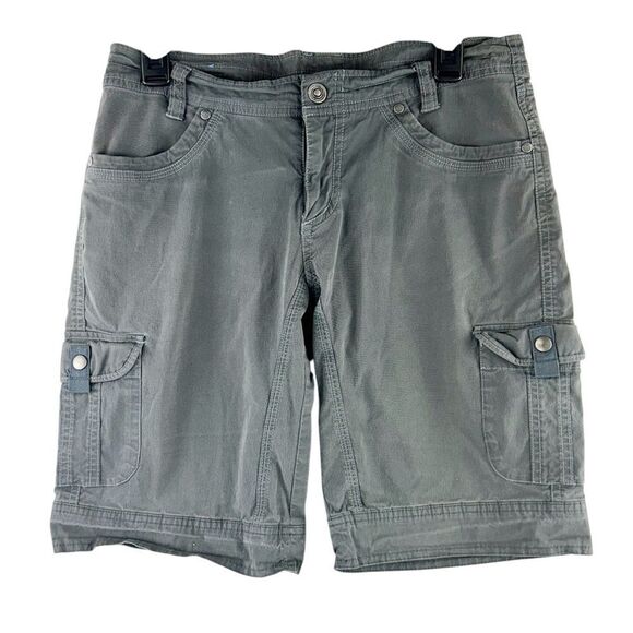 Kuhl Splash High Rise Cotton Blend Cargo Shorts - Picture 1 of 6